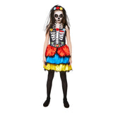  Day Of Dead Girl Costume -Small