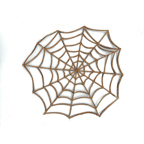 Halloween Spider Web With Diamond 43cm