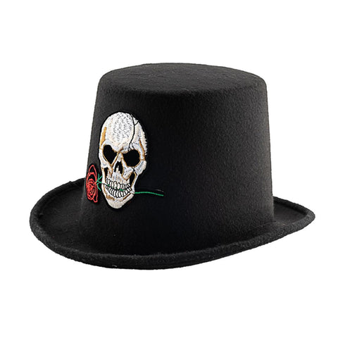 Halloween Skull Top Hat