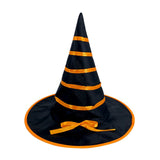 Kids Witch Hat With Ribbon Orange