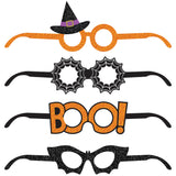  Halloween Deluxe Paper Glasses 4pc 