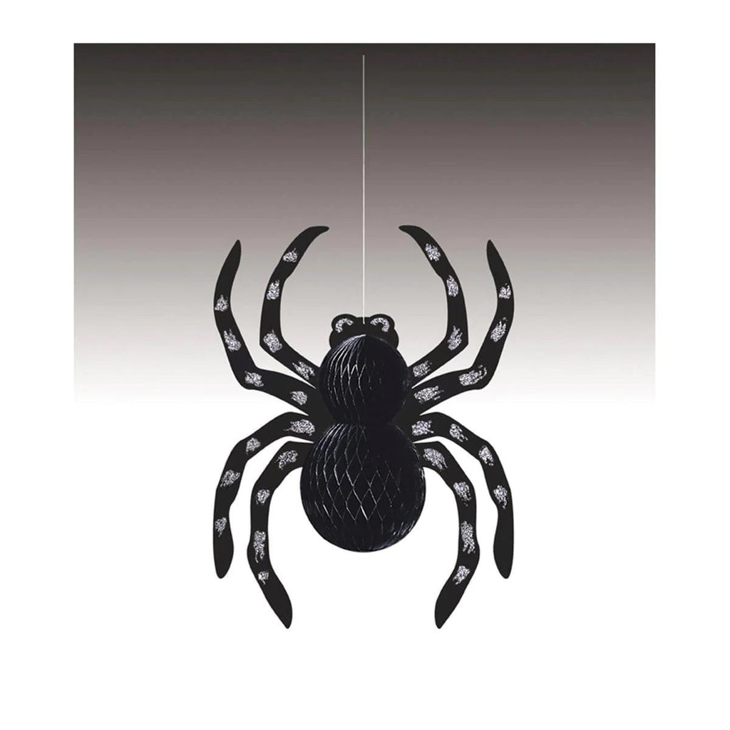 Hanging Decorations Glitter Spider 14in