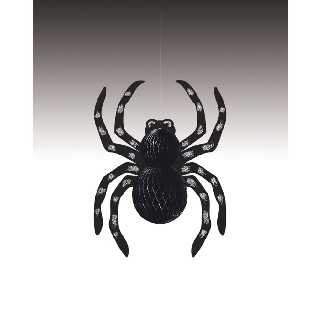 Hanging Decorations Glitter Spider 14in