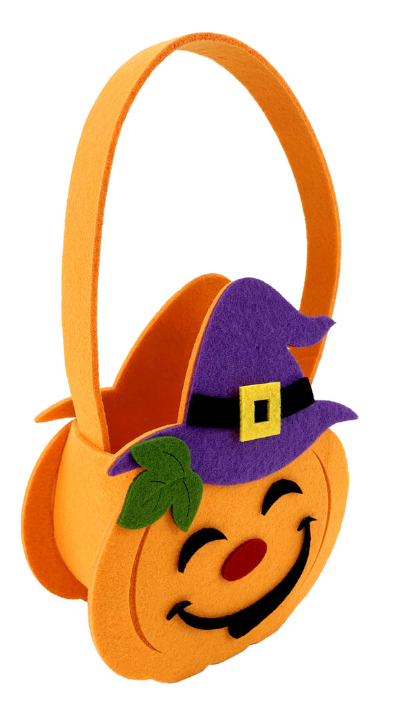 Pumpkin Felt Bag 16x16.5cm
