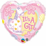  Its A Girl Soft Pony Foil Balloon