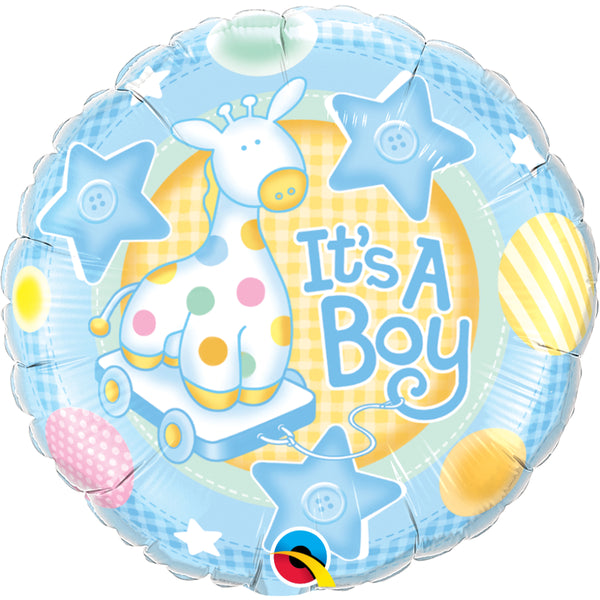 Its A Boy Giraffe Foil Balloon