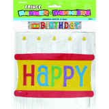 Happy Birthday Foil Fringe Banner