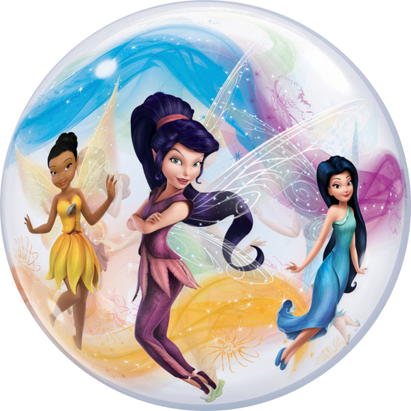  Disney Fairies 22in Single Bubble 1Ct