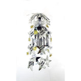 3D Hanging Decoration  Silver 29in 1pc/pkt