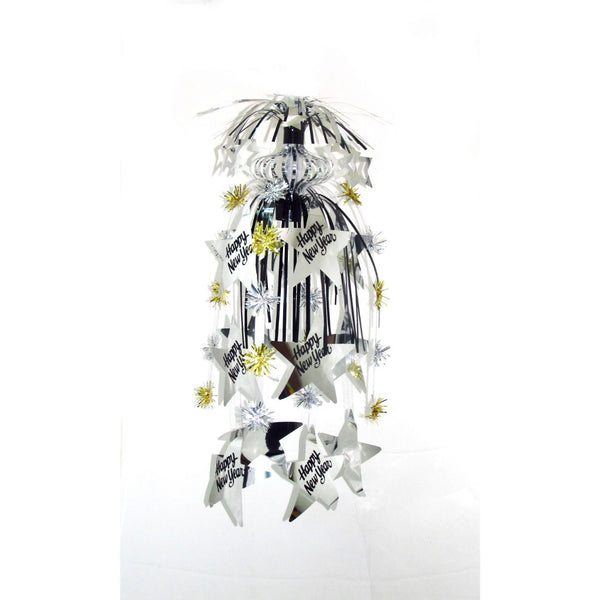 3D Hanging Decoration  Silver 29in 1pc/pkt