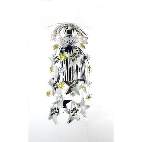 3D Hanging Decoration  Silver 29in 1pc/pkt