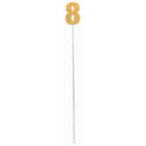 Gold Diamond Number Cake Topper