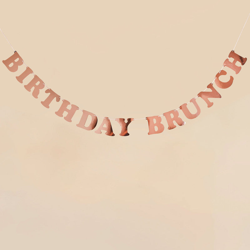 'Birthday Brunch' Banner 2m