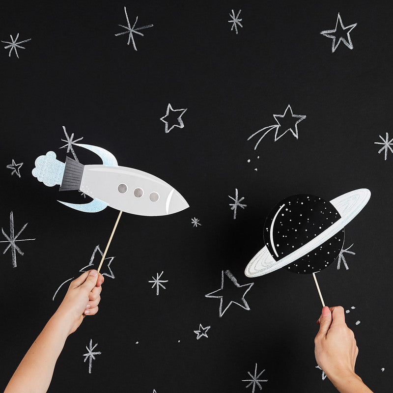 Space Party Photo Booth Props 10/Pack