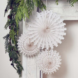 Snowflakes Honeycombs Decorations 3/Pack