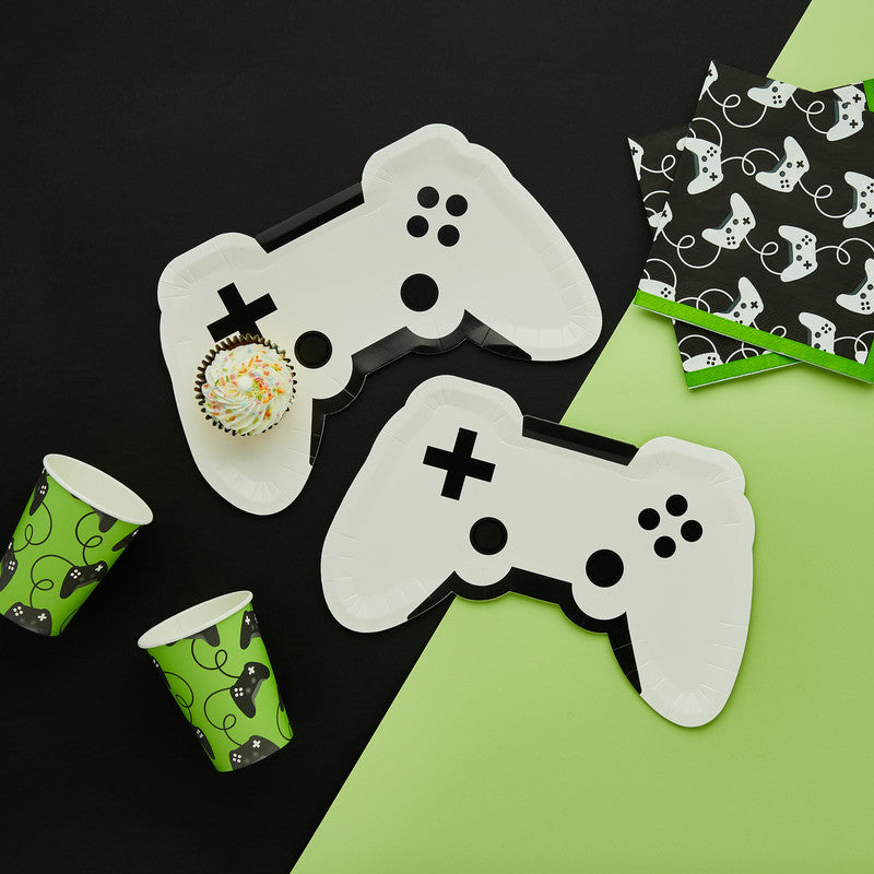 Game Controller Paper Plates 8/Pack