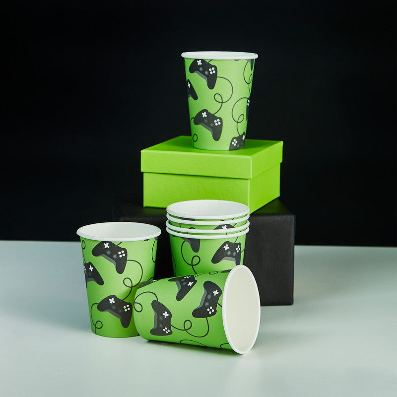 Game Controller Paper Cups 8Oz. 8/Pack