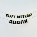 Happy Birthday Personalised Banner x2 2m & 15 Sticker Sheets