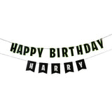 Happy Birthday Personalised Banner x2 2m & 15 Sticker Sheets