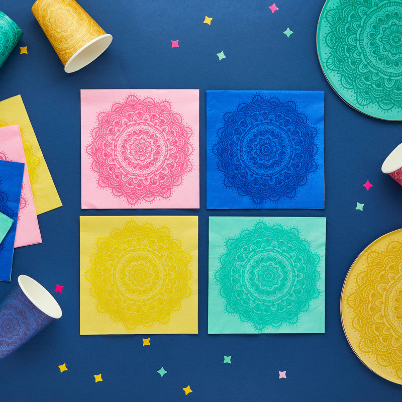 Mandala Paper Napkins 16/Pack