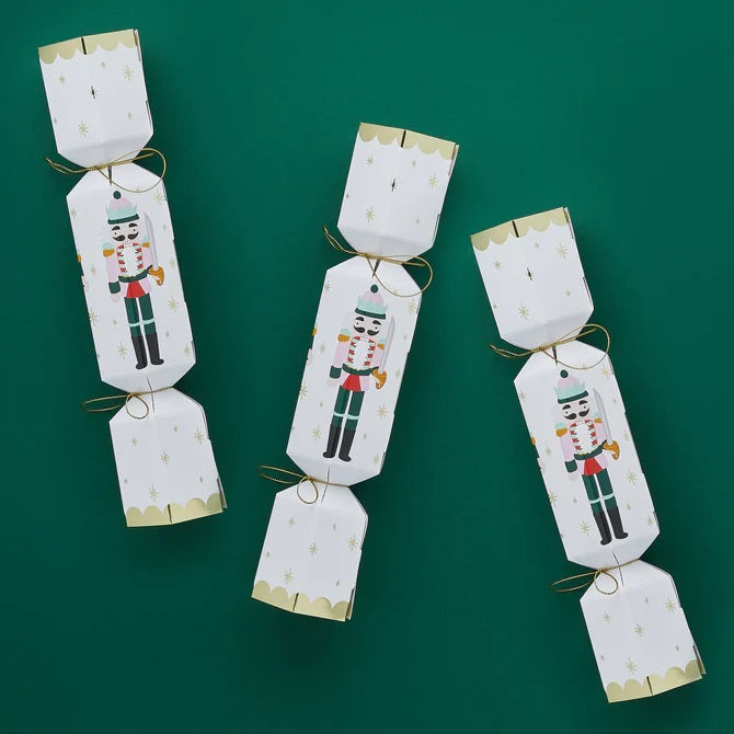 DIY Nutcracker Personalisable Fill Your Own Christmas Crackers 6/Pack