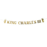 King Charles III Gold Banner 2M