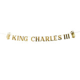 King Charles III Gold Banner 2M