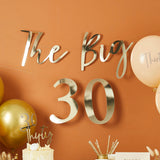 Gold 'The Big' Milestone Custom Banner x2 2m