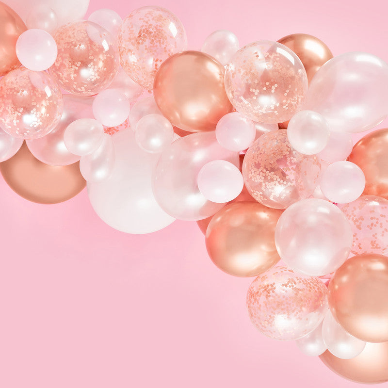 Rose Gold Balloon Arch 64/Pack