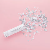 Silver 'Hooray' Confetti Cannon 20cm