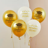 Graduation Latex 12" Balloons 5Ct
