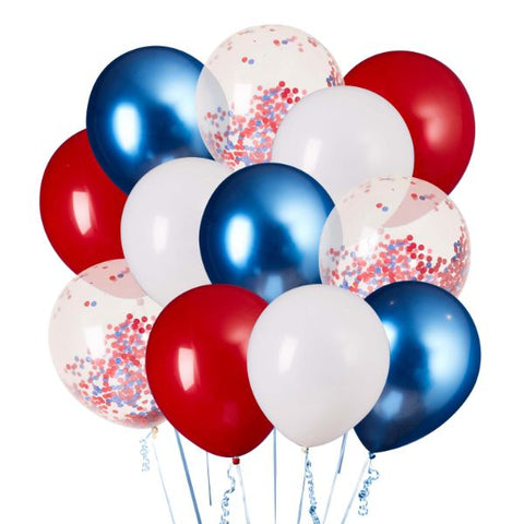 12" Royally British Balloon Bundle 12Pcs