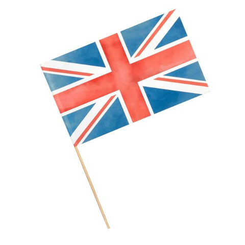 Union Jack Paper Flags 6Pcs