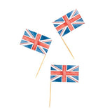 Union Jack Food Picks 24Pcs