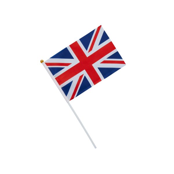 Union Jack Polyester Flags 6Pcs