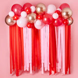 Valentine Balloon & Streamer Backdrop Set