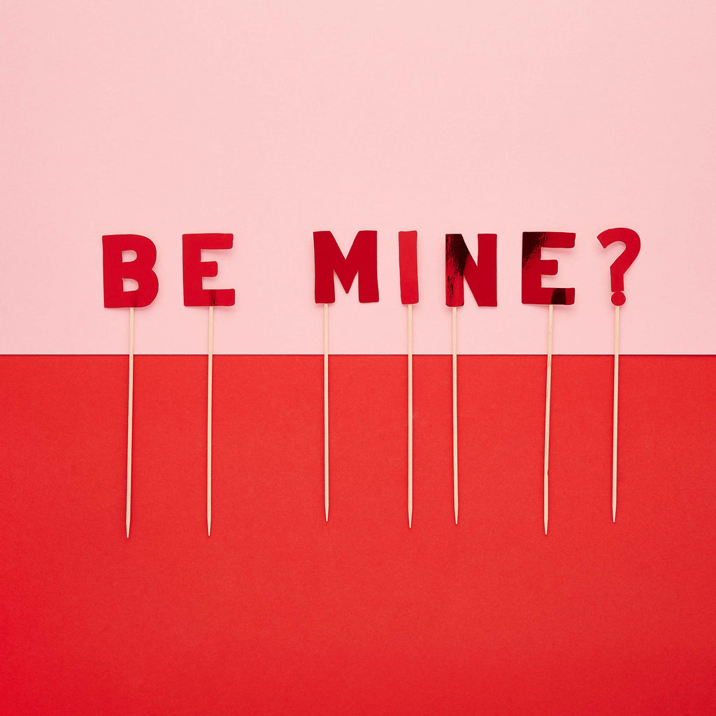 Be Mine Cake Topper