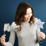 Gender Reveal Photo Booth Props 10/Pack
