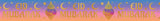 Eid Mubarak Holographic Foil Banner 2.6M