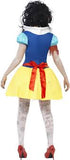 Zombie Now Fright Costume Blue Dress With Latex Chet