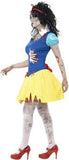 Zombie Now Fright Costume Blue Dress With Latex Chet