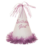 Birthday Girl Glitter Party Hat