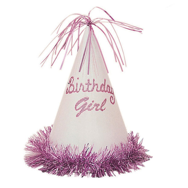 Birthday Girl Glitter Party Hat