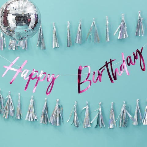 Good Vibes Bunting Happy Birthday 