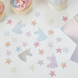 Make A Wish Confetti Unicorn And Stars 