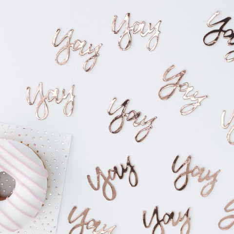 Pick & Mix Rose Gold Confetti Yay 
